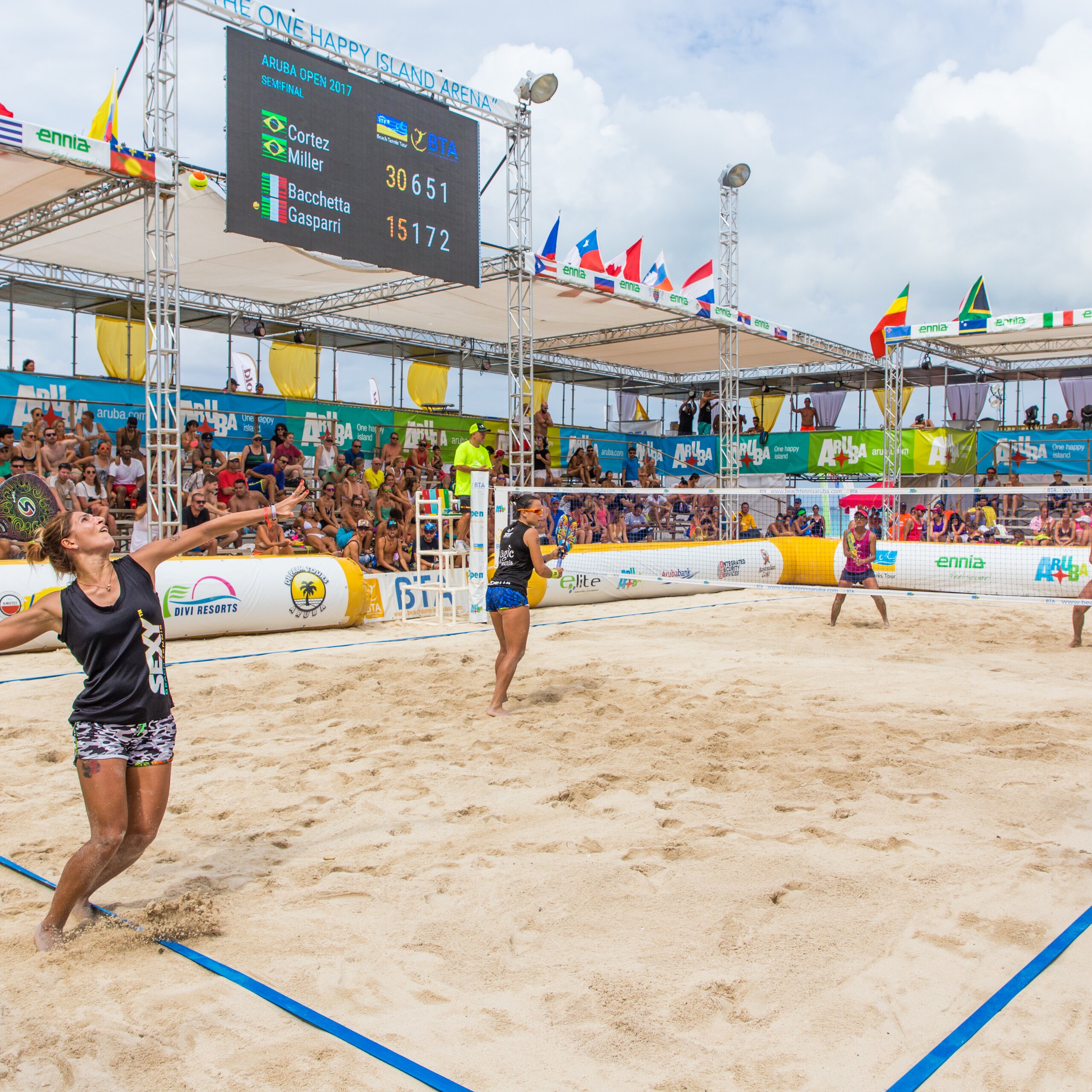Beach Tennis Open 2019 auf Aruba Sportveranstaltungen in der Karibik