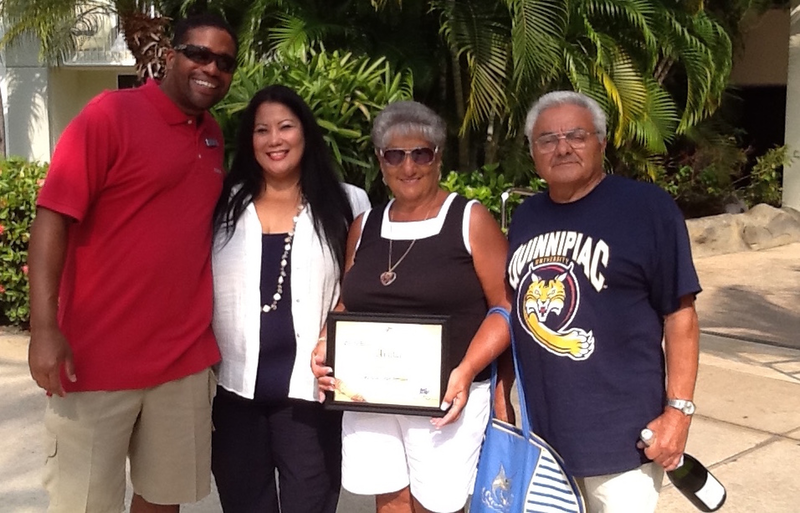 Mario & Grace Ferrante were honored at Renaissance Hotel by Aruba ...