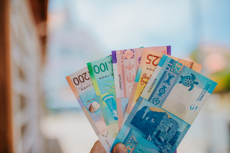Aruba Currency Money Pay With US Dollar Or Aruban Florin