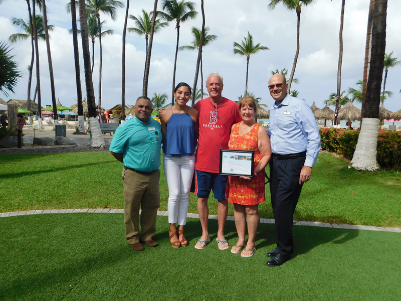 The Aruba Tourism Authority honors loyal visitors at La Cabana | Aruba.com