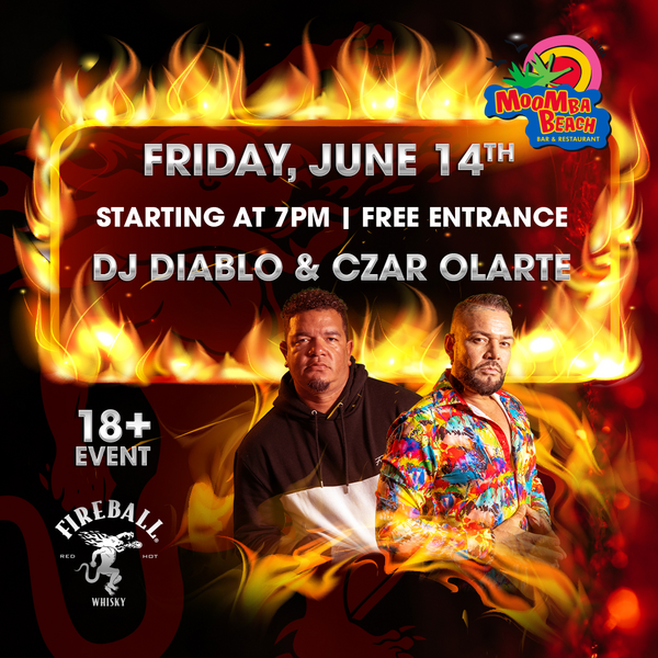 Fire Up Your Friday Night at MooMba Beach's Fireball Friday!