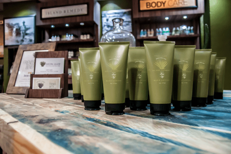 Nova Loja Aruba Aloe no Hotel RIU Compras em Aruba