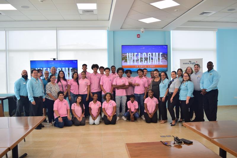 The Aruba Timeshare Association hosts EPB students at the hotels for an orientation