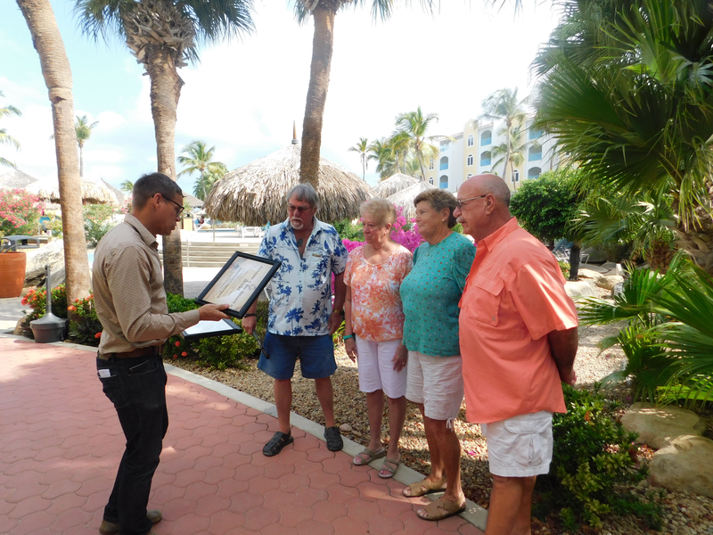 The Aruba Tourism Authority Honor Loyal Visitors at Costa Linda | Aruba.com